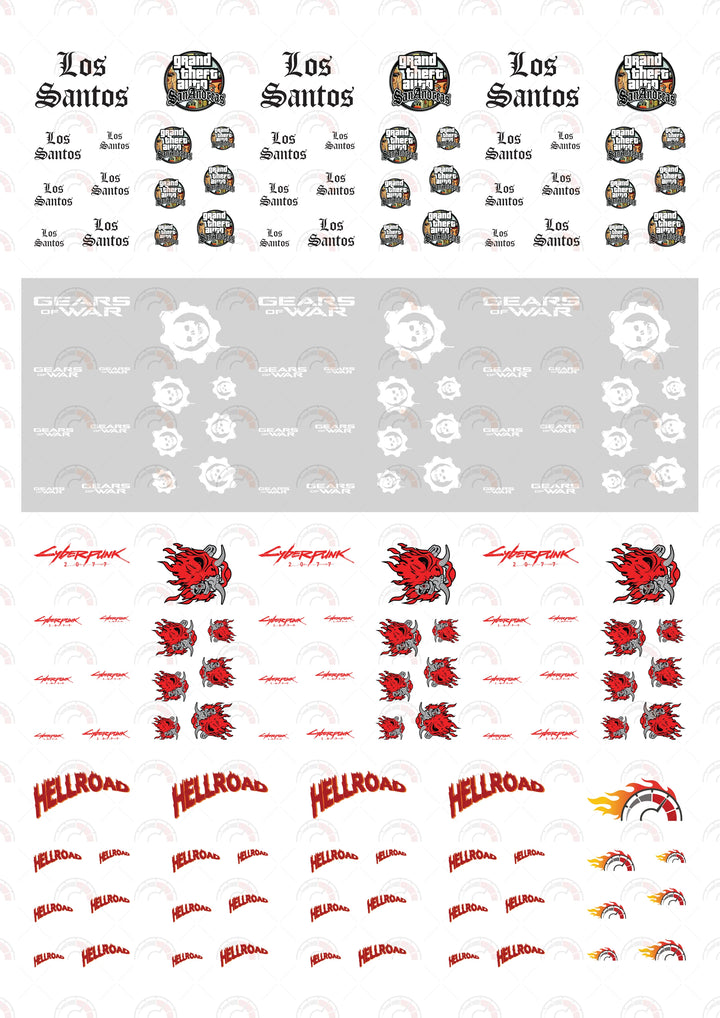 GTA San Andreas Los Santos Vehicle Decals