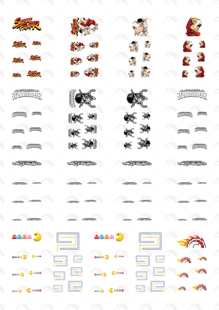 Street Fighter Play Vehicle Decals