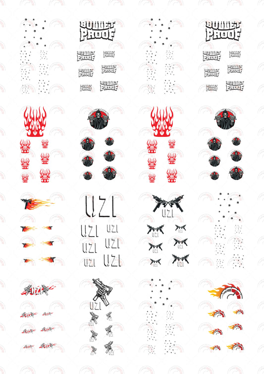 Bullet Proof Custom Car Decals