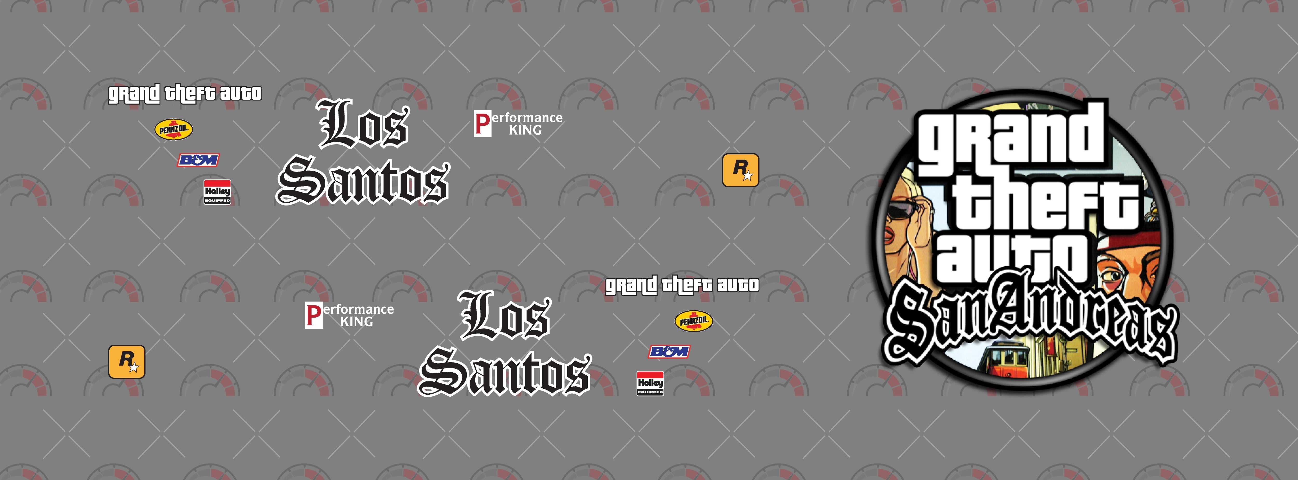 GTA San Andreas Los Santos Vehicle Decals