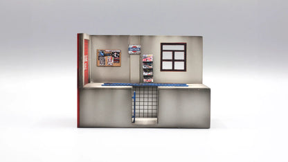 Garage Workshop Mini Diorama Display for 1:64 Diecast Cars