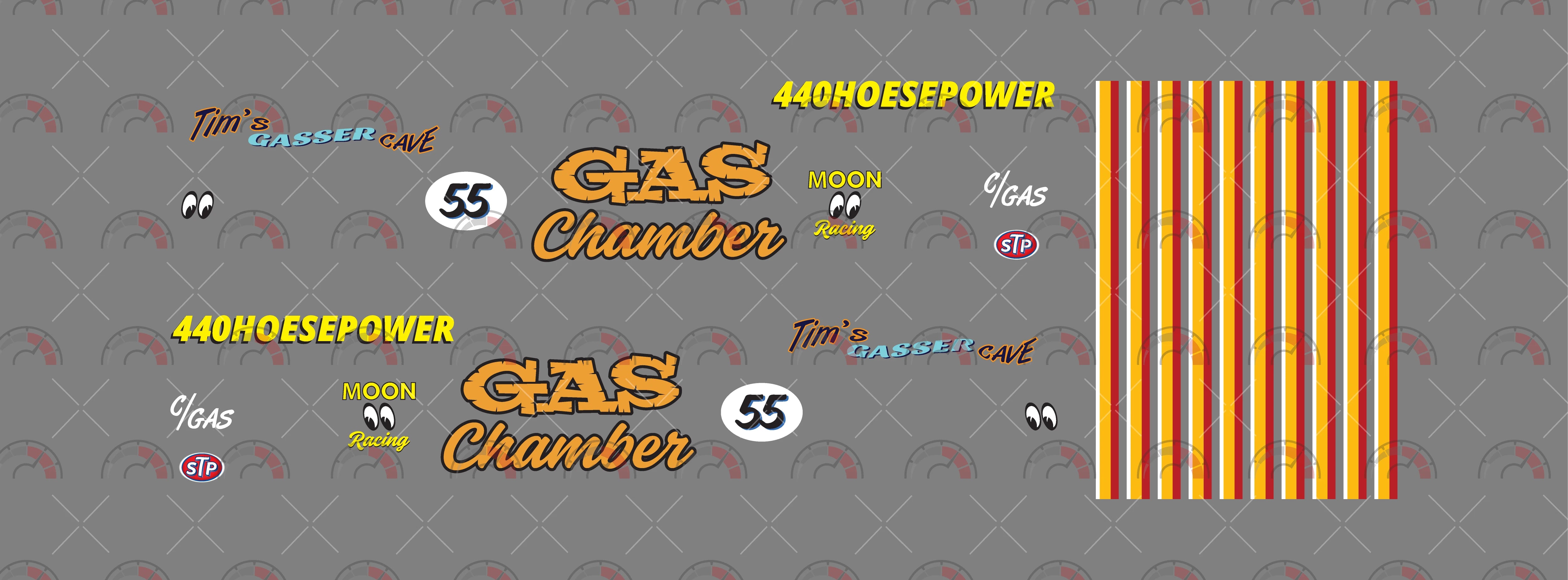 Gas Chamber Play Vehicle Decals