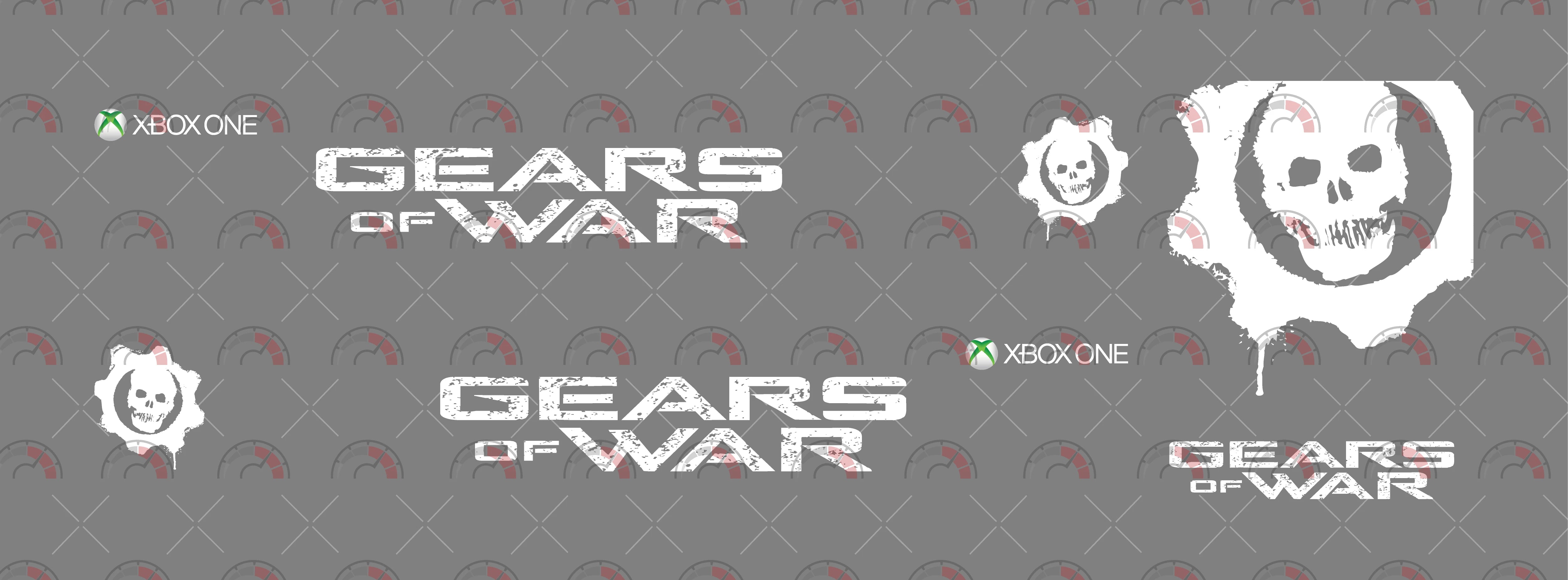 Gears of War Toy Vehicle Decals