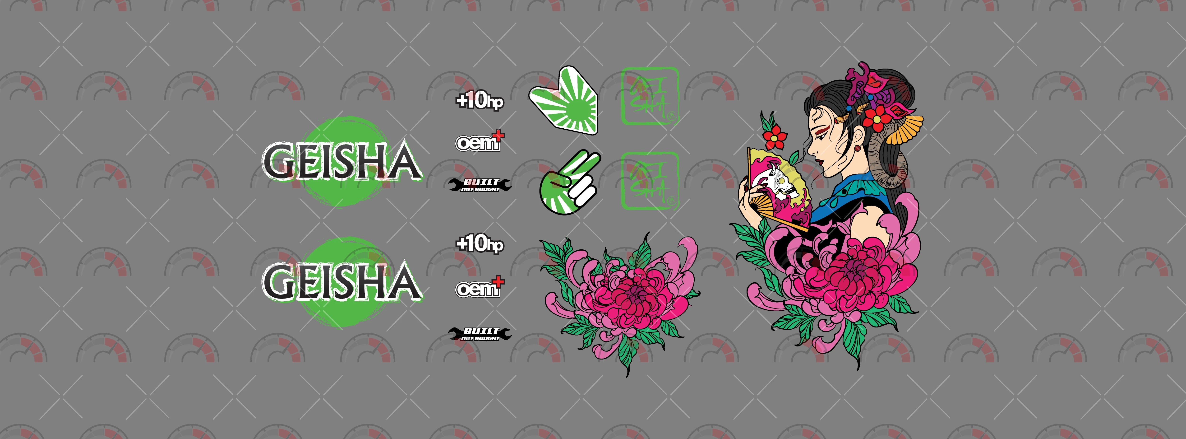 Geisha 02 Play Vehicle Decals
