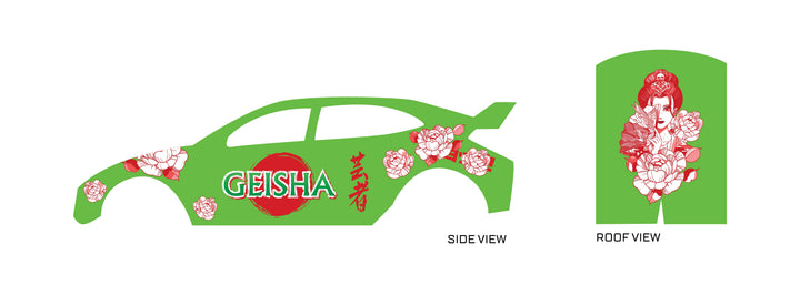 Geisha 05 Toy Vehicle Decals