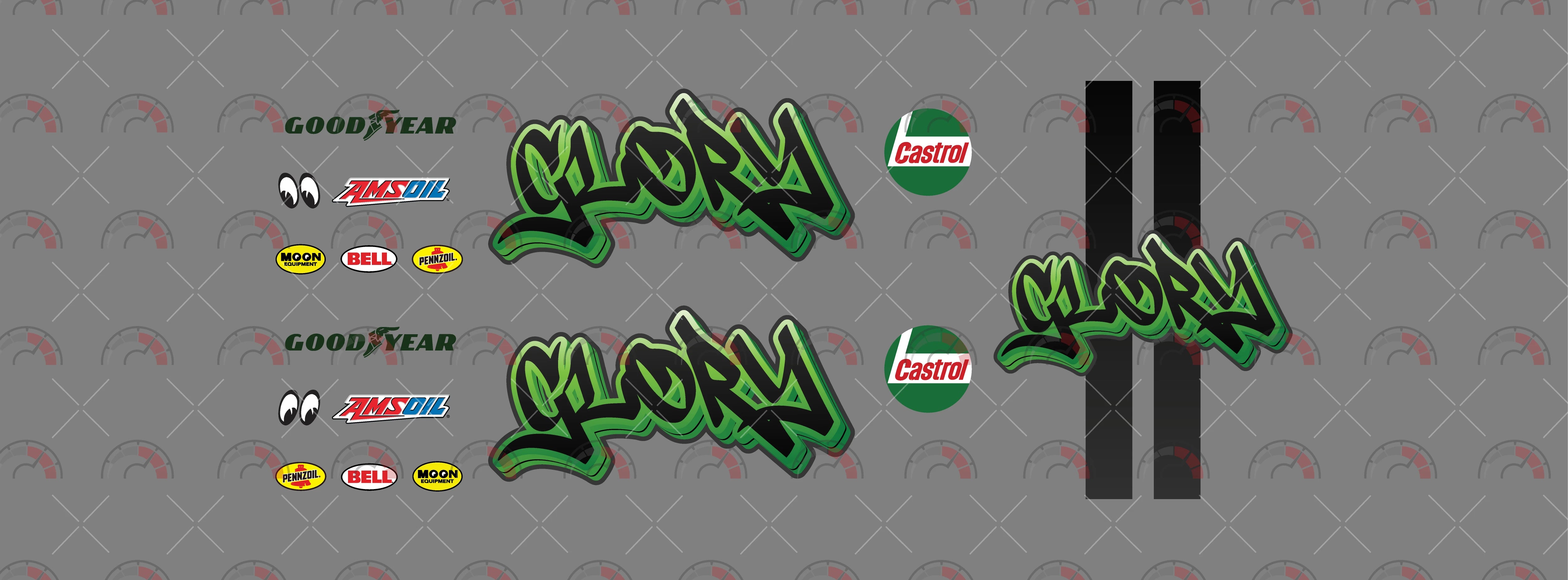 Glory Toy Vehicle Decals
