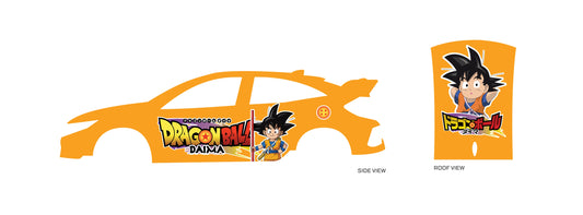 Goku Dragon ball Daima 02 car stickers
