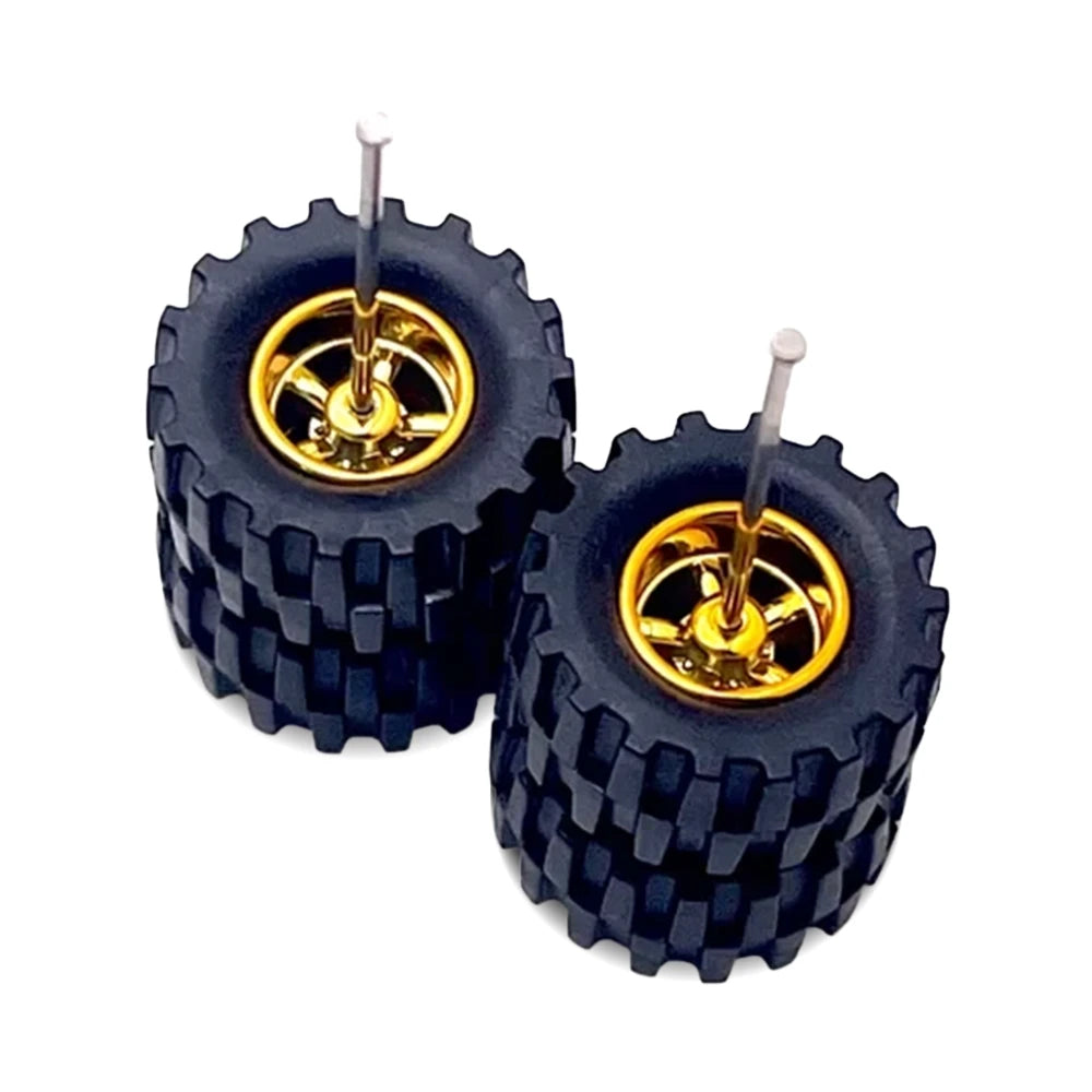 Gold Cragar 14 mm Off-road Wheel & Tire Kit