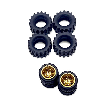 Gold Cragar 14 mm Off-road Wheel & Tire Kit