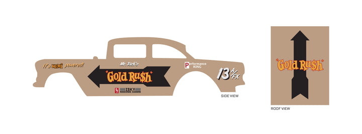 Gold Rush Toy Vehicle Decals