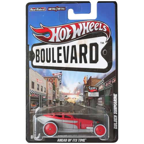 Hot Wheels 1:64 Golden Submarine Red & Flat Metallic Silver