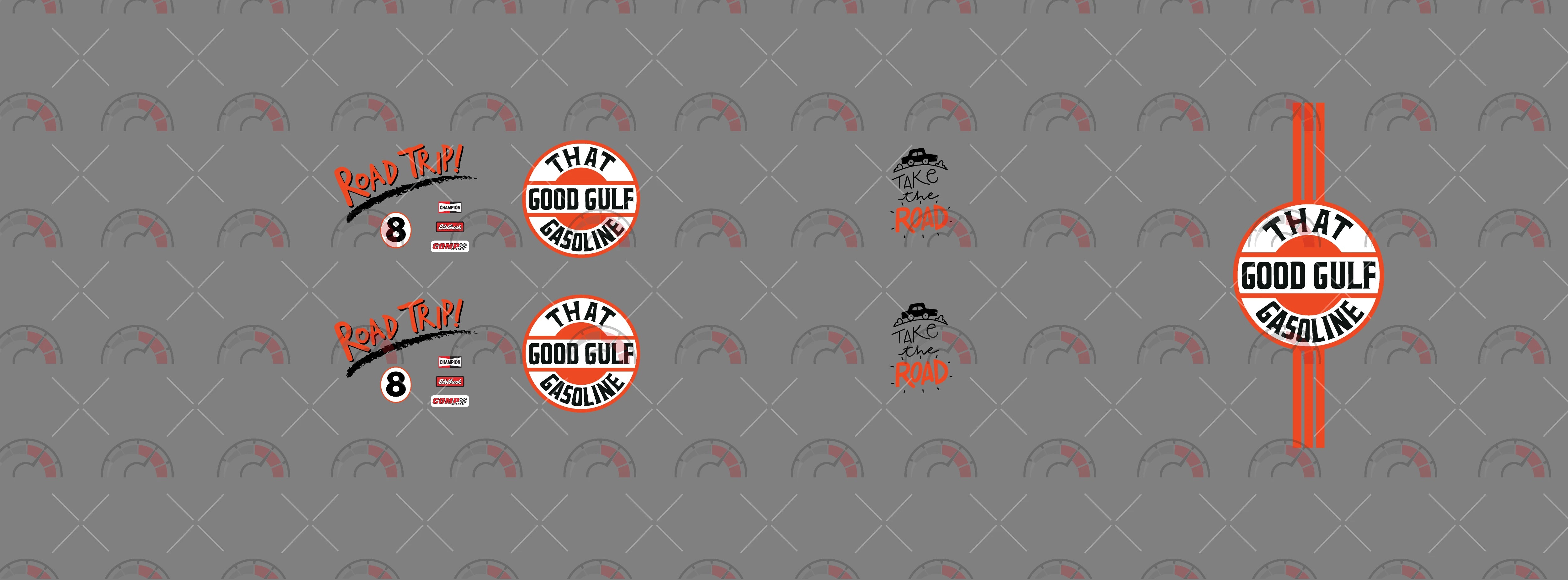 That Good Gulf Gasoline Play Vehicle Decals