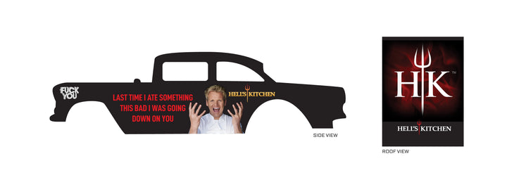 Gordon Ramsay  Hell's Kitchen Custom Model Car Decals