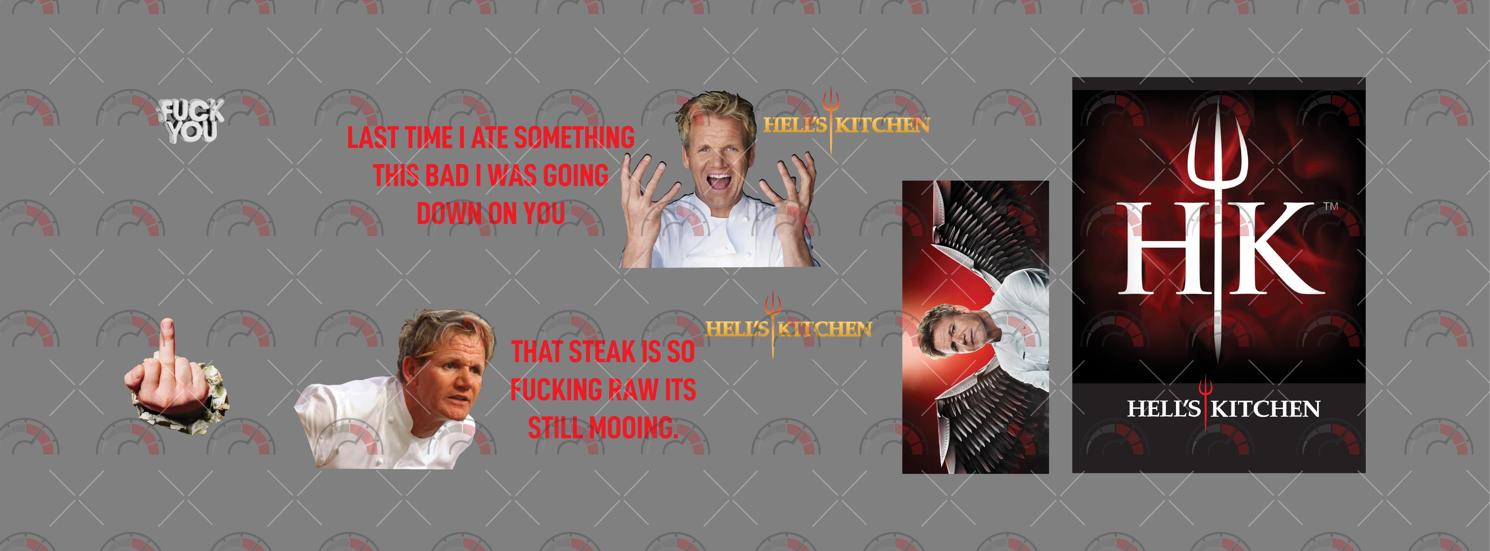 Gordon Ramsay  Hell's Kitchen Custom Model Car Decals
