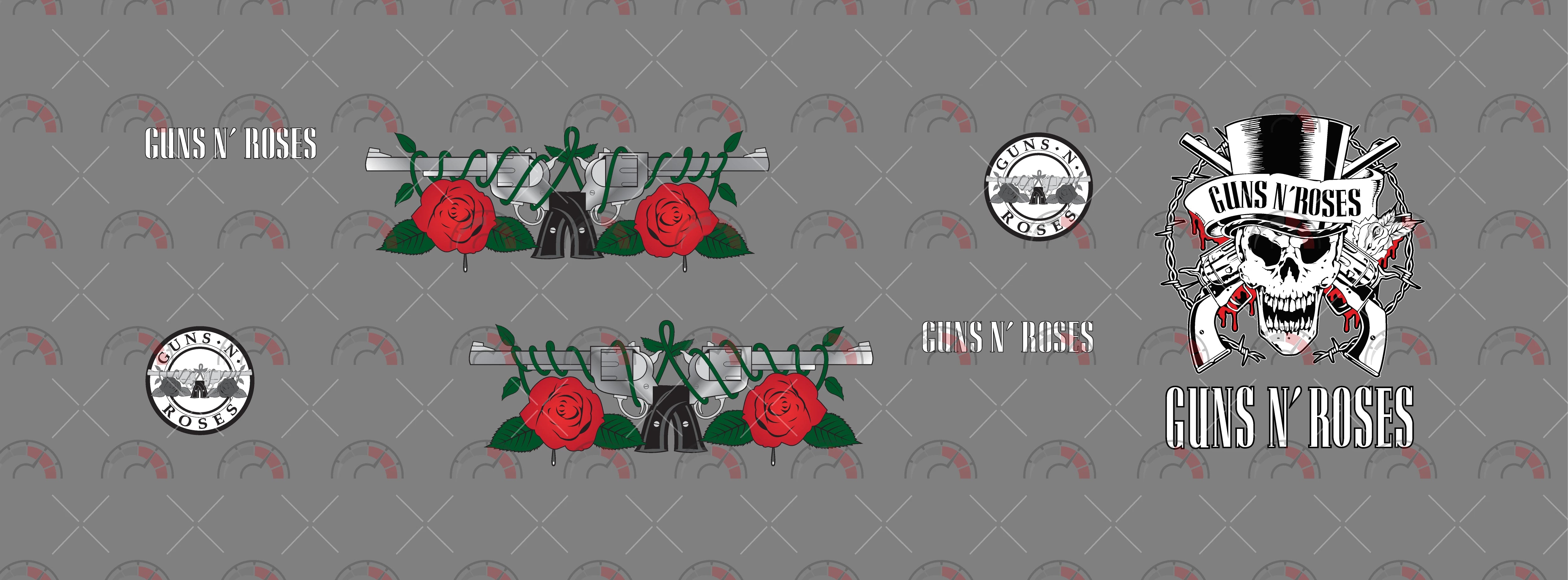 Guns'n Roses Toy car Decals