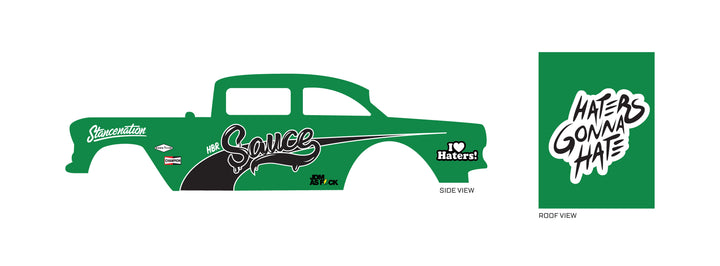 HBR Sauce Toy Vehicle Decals