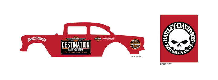 Harley Davidson Destination Custom Car Decals
