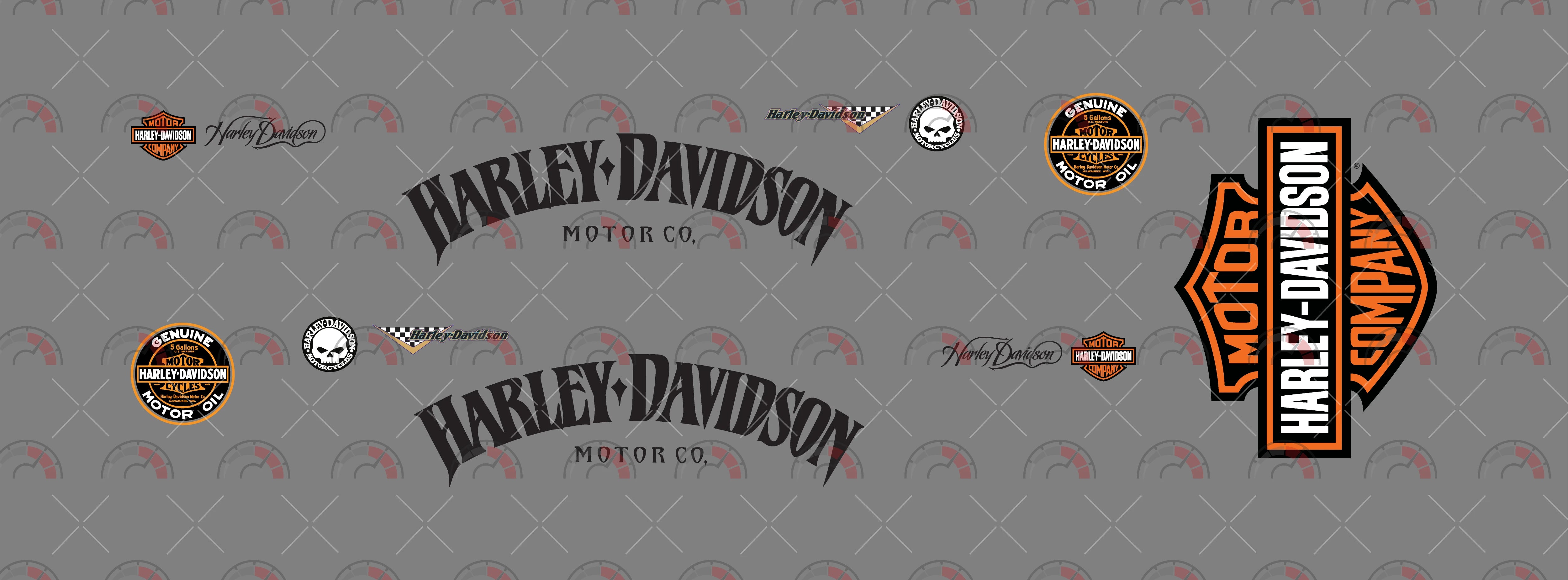Harley Davidson Motor Co Play Vehicle Decals