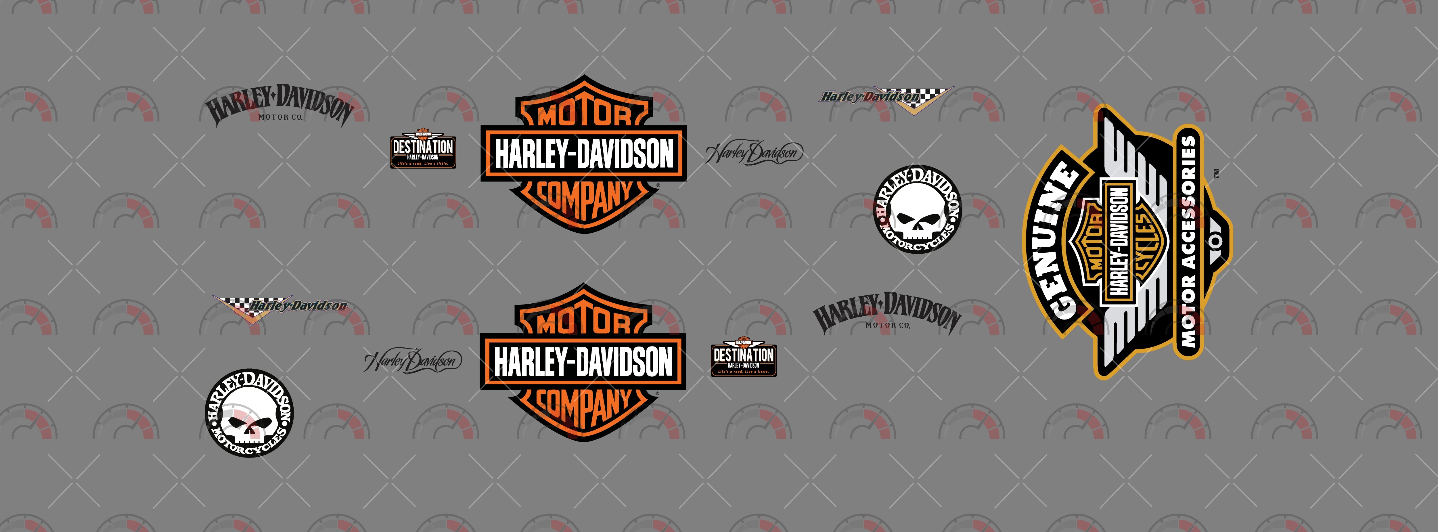 Harley Davidson Motor Company model Car Decals