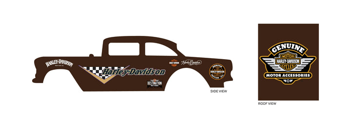 Harley Davidson Racing Custom Car Decals