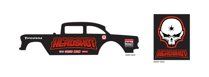 Headshot Toy Vehicle Decals