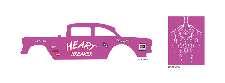 Heart Breaker Toy Vehicle Decals