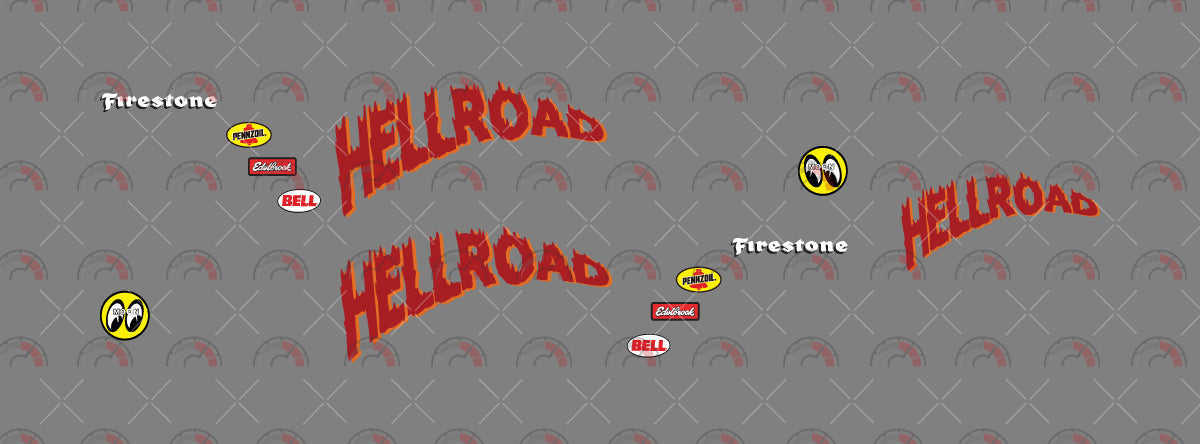 Hell Road Custom Car Decals