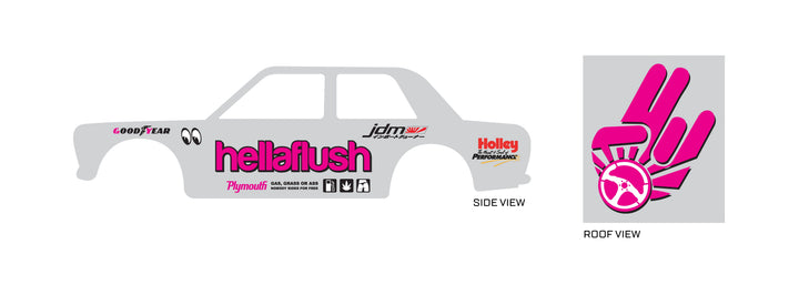 Hella Flush Play Vehicle Decals