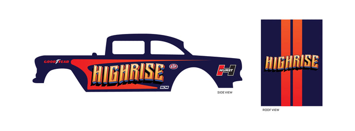 Toy Car Sticker Design - High Rise 