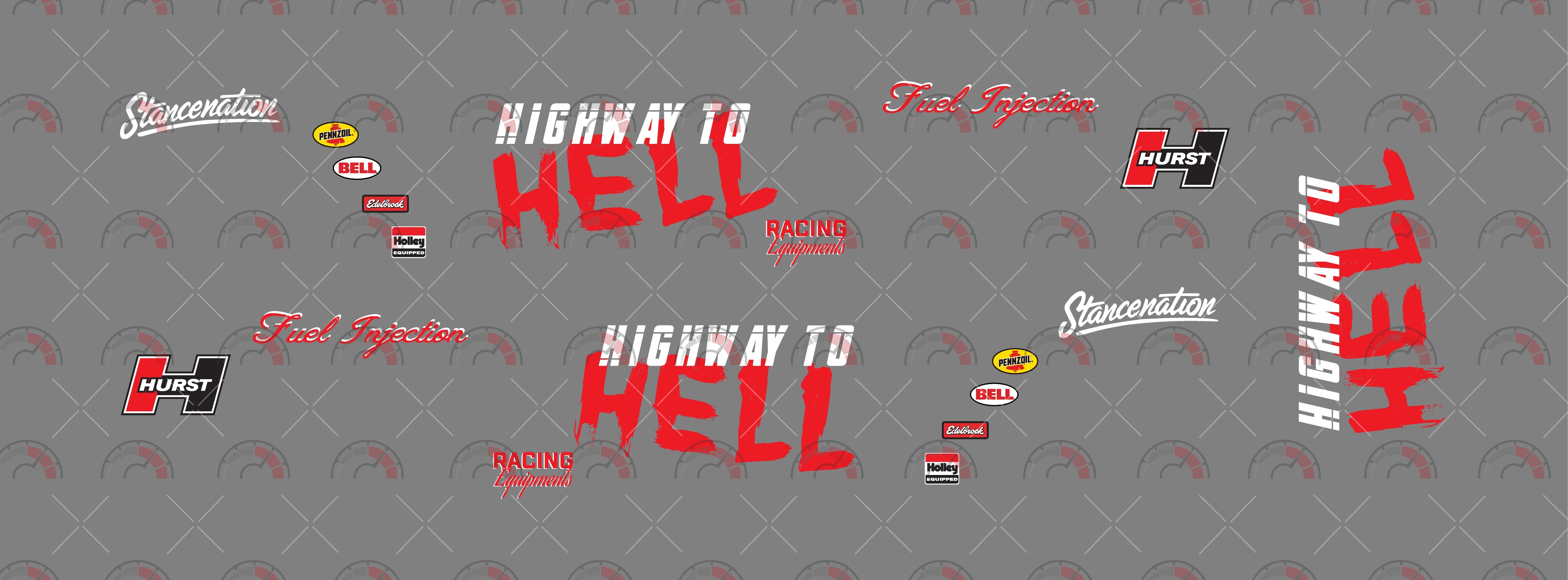 Highway to Hell Custom Model Car Decals