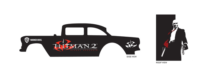 Hitman 2 Design Toy Car Sticker