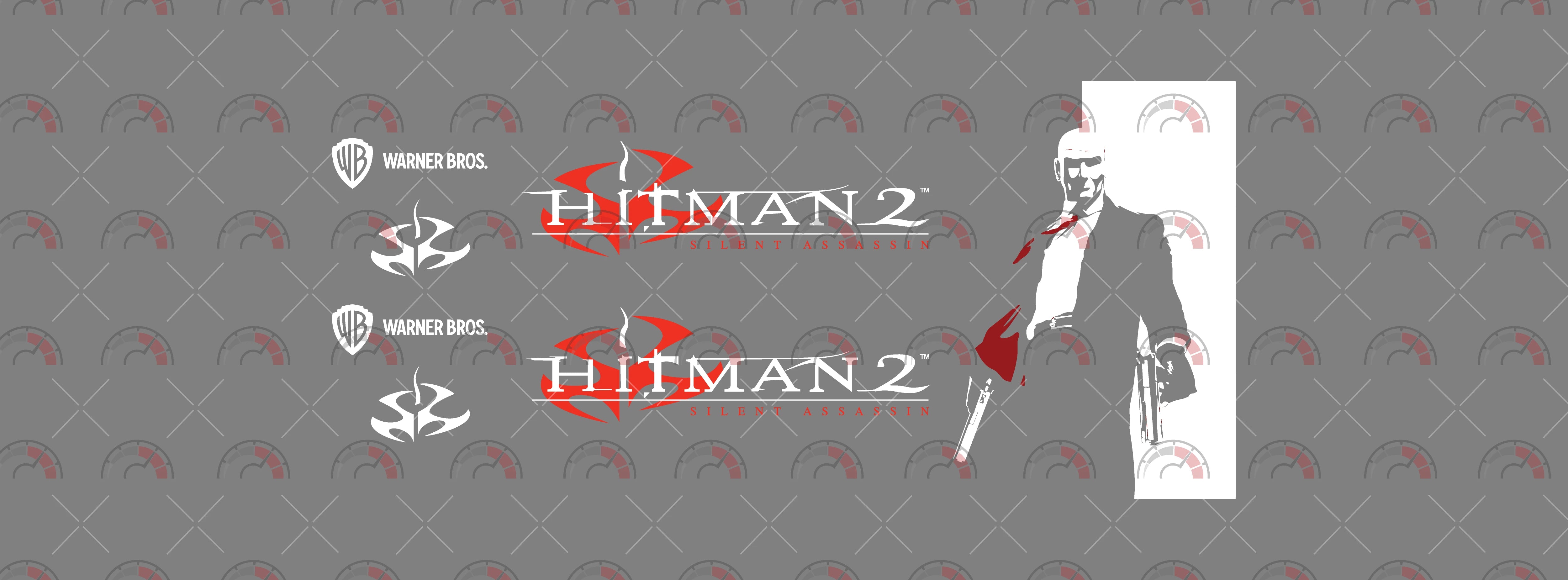 Hitman 2 Design Toy Car Sticker