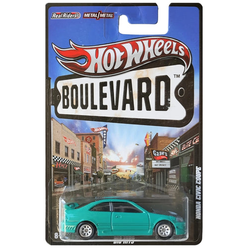 Hot Wheels 1:64 Honda Civic Coupe Turquoise