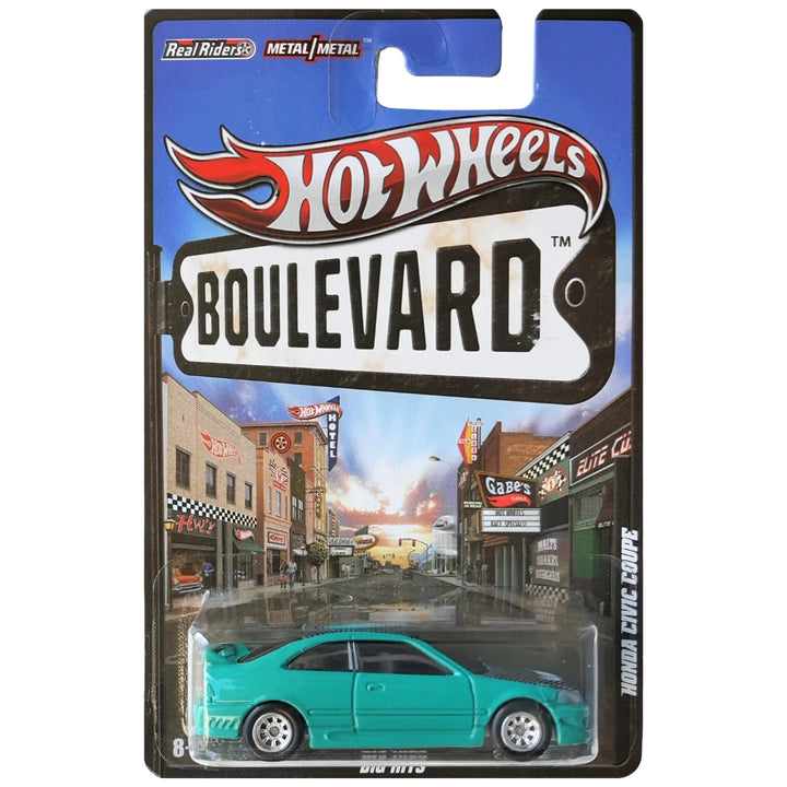 Hot Wheels 1:64 Honda Civic Coupe Turquoise