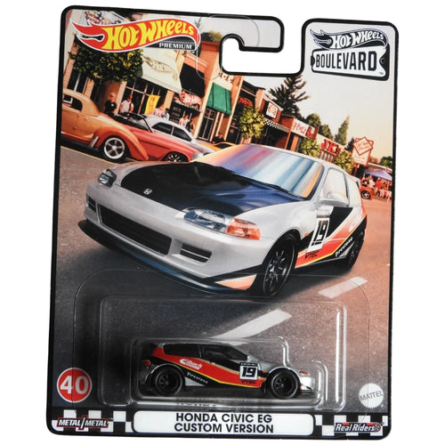 Hot Wheels 1:64 Honda Civic EG Custom Version Silver