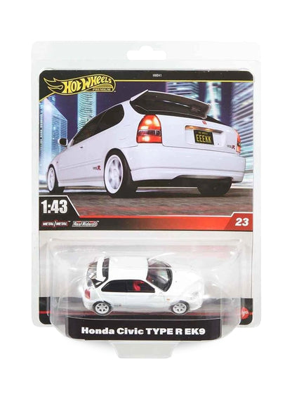 Hot Wheels Premium Singles 1:43 2025 Honda Civic Type R EK9 1:43 – Championship White