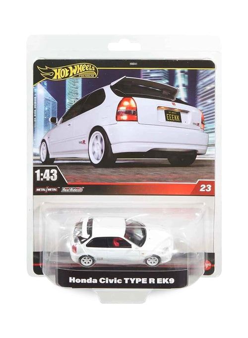 Hot Wheels Premium Singles 1:43 2025 Honda Civic Type R EK9 1:43 – Championship White