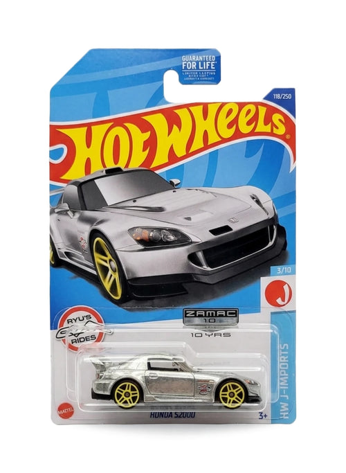 Hot Wheels Walmart Exclusive ZAMAC Editions 2022 Honda S2000 1:64 – ZAMAC