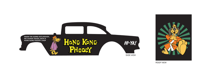 Hong Kong Phooey Toy car Decals