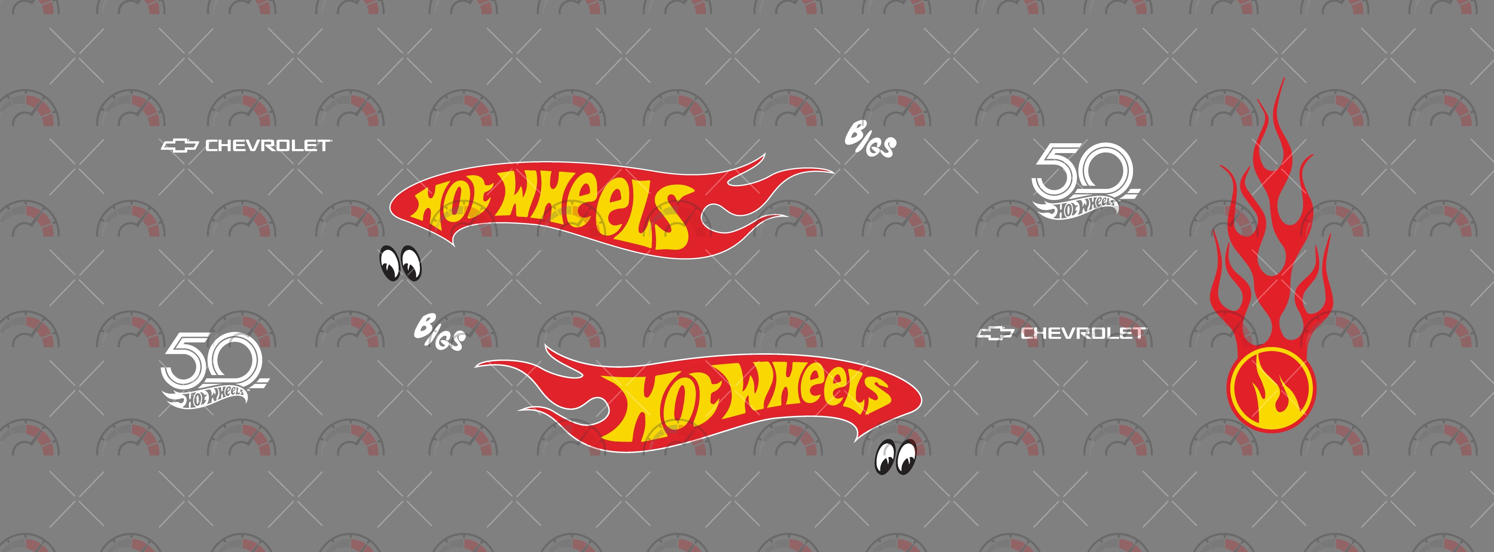 Hot Wheels 01 Design Toy Car Sticker