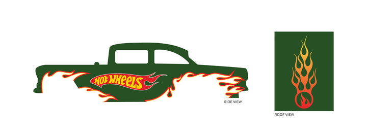 Hot Wheels 02 Design Toy Car Sticker