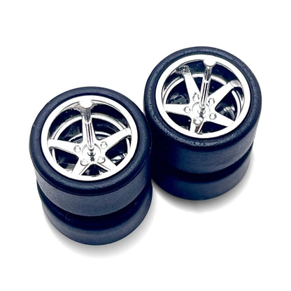 Hot Wheels 07 Silverado Wheels - Advan V2 Deep Dish - 13mm - 7 Color Options