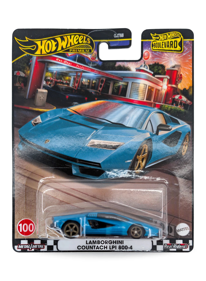 Hot Wheels Lamborghini Countach LPI 800-4 1:64 – Blu Uranus