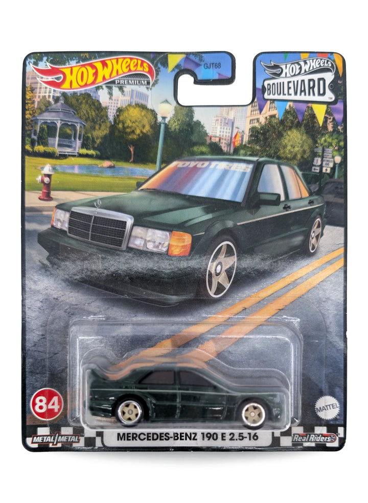 Hot Wheels Mercedes-Benz 190 E 2.5-16 1:64 – Evergreen