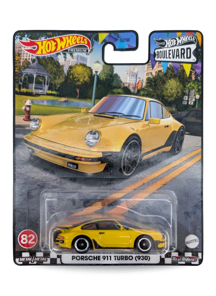 Hot Wheels Porsche 911 Turbo (930) 1:64 – Yellow