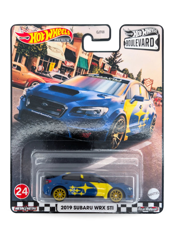 Hot Wheels 2019 Subaru WRX STI 1:64 - Metalflake WR Blue Pearl