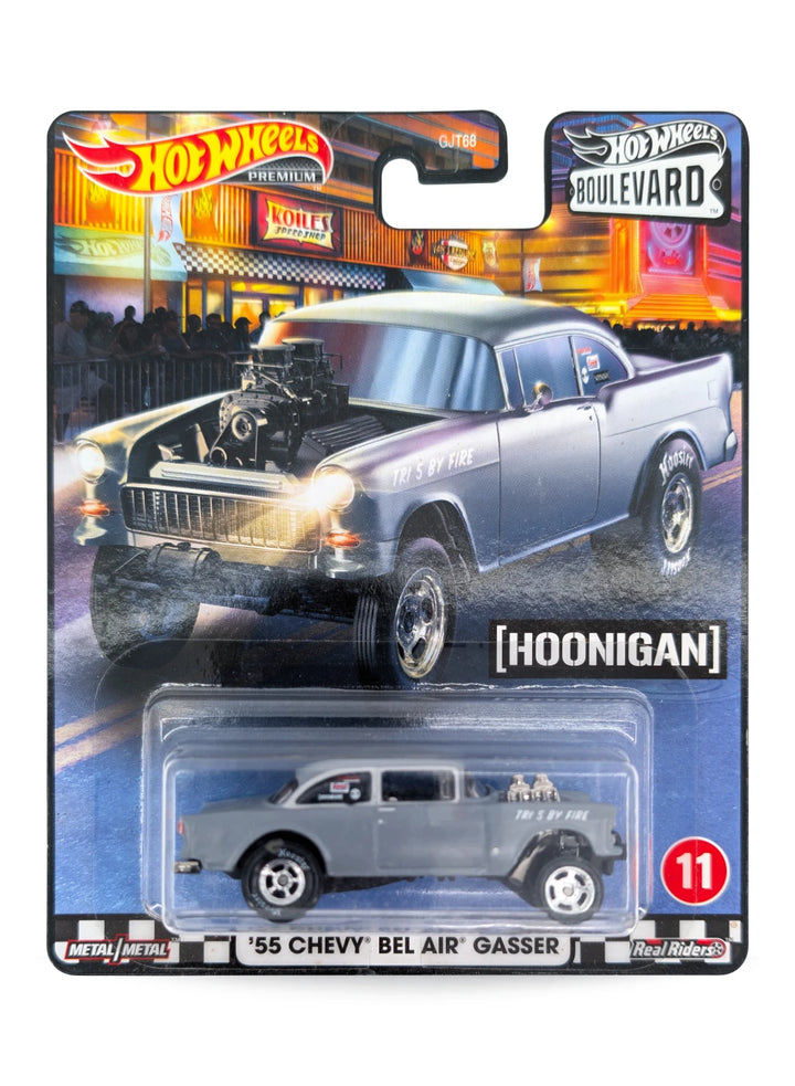 Hot Wheels Chevrolet '55 Chevy Bel Air Gasser 1:64 - Grey