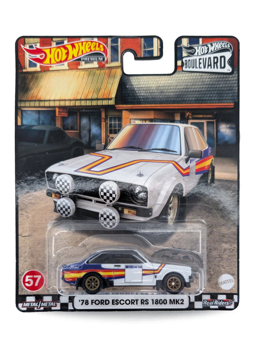 Hot Wheels Boulevard (After 2013) – 2022 Ford '78 Ford Escort RS 1800 MK2 1:64 - White