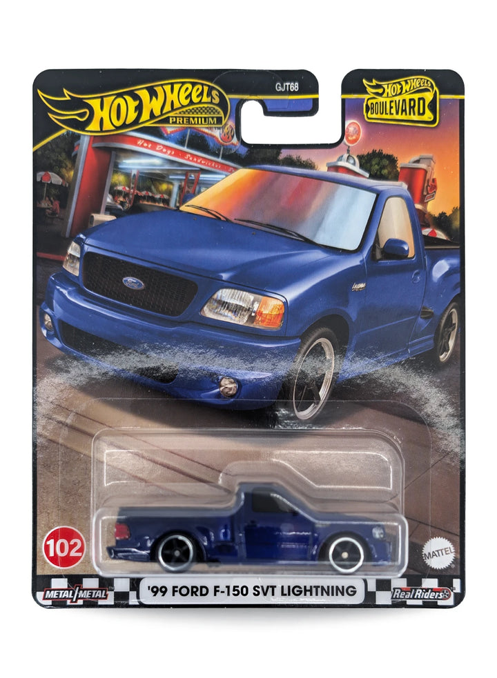 Hot Wheels Ford '99 Ford F-150 SVT Lightning 1:64 - Ultramarine