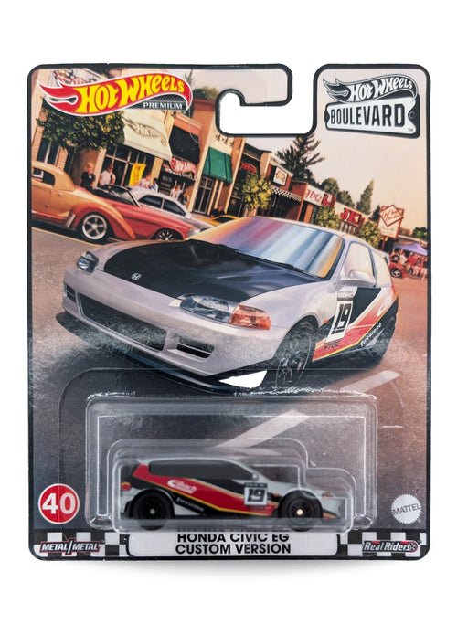 Hot Wheels Boulevard (After 2013) – 2021 Honda Civic EG Custom Version 1:64 - Silver